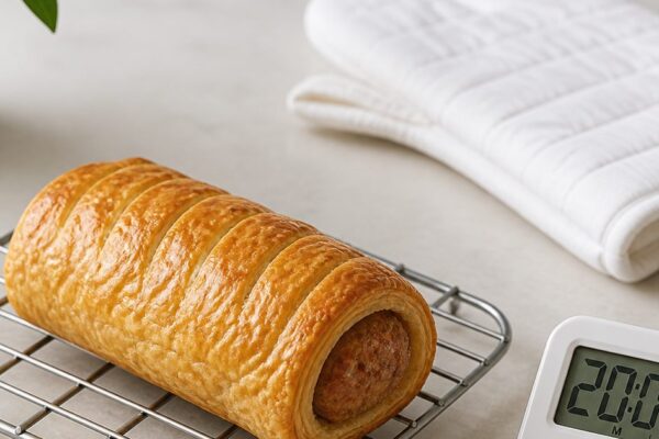 Hoe lang saucijzenbroodje opwarmen